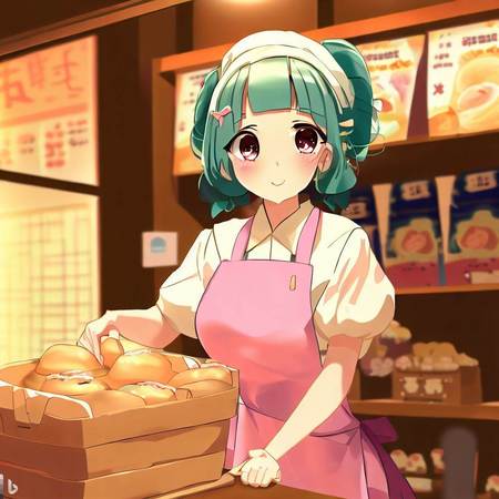 Japanese bakery shop lady anime.jpg
