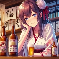 lady Inebriating, Japanese pub, anime.jpg
