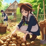 lady digging potatoes, anime.jpg